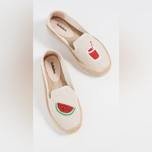 Soludos Watermelon Juice Espadrilles - Picture 1 of 7